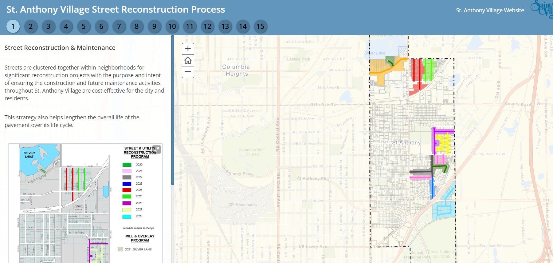 Street reconstruction process