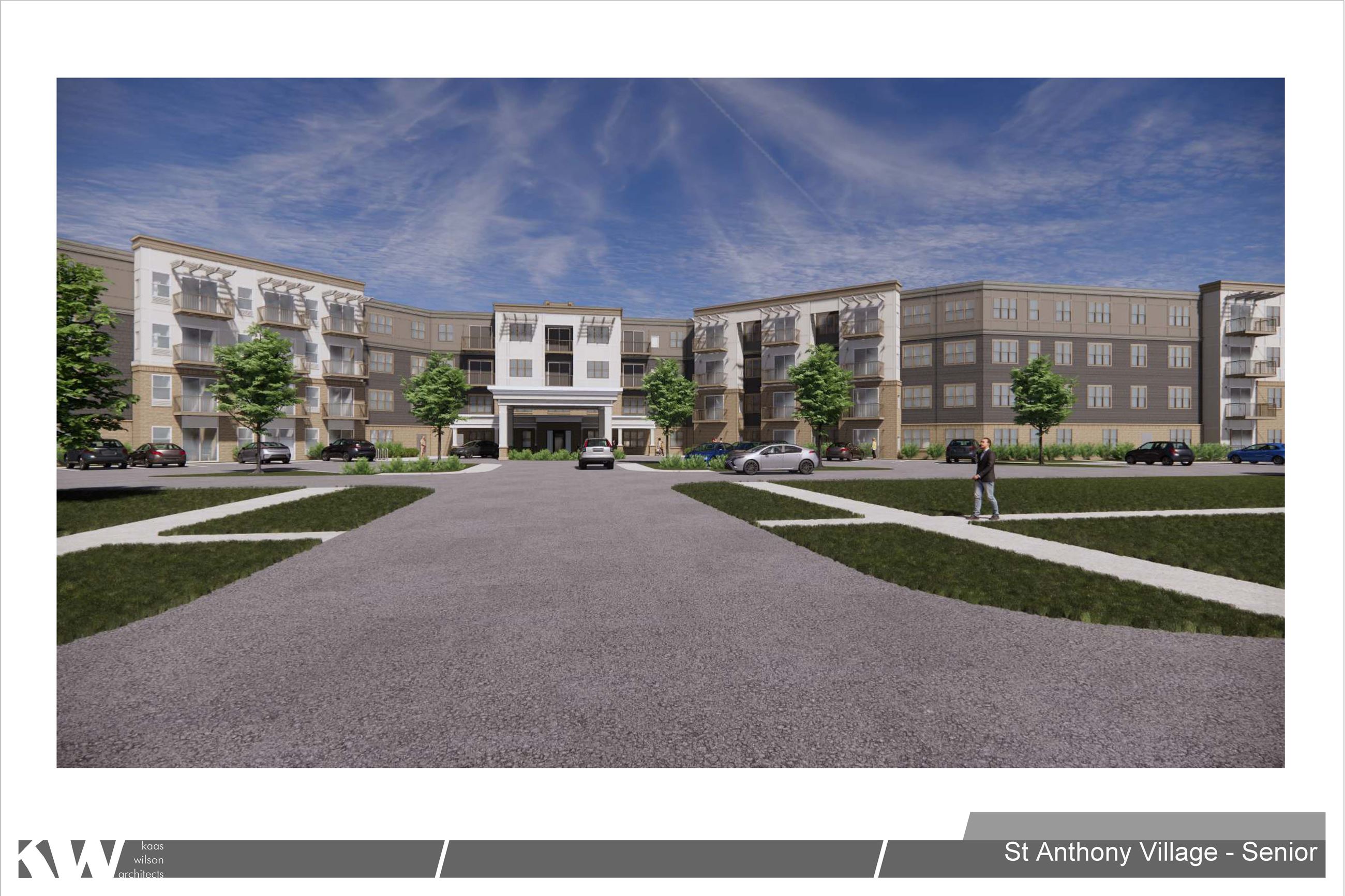 St. Anthony Senior Living rendering of building