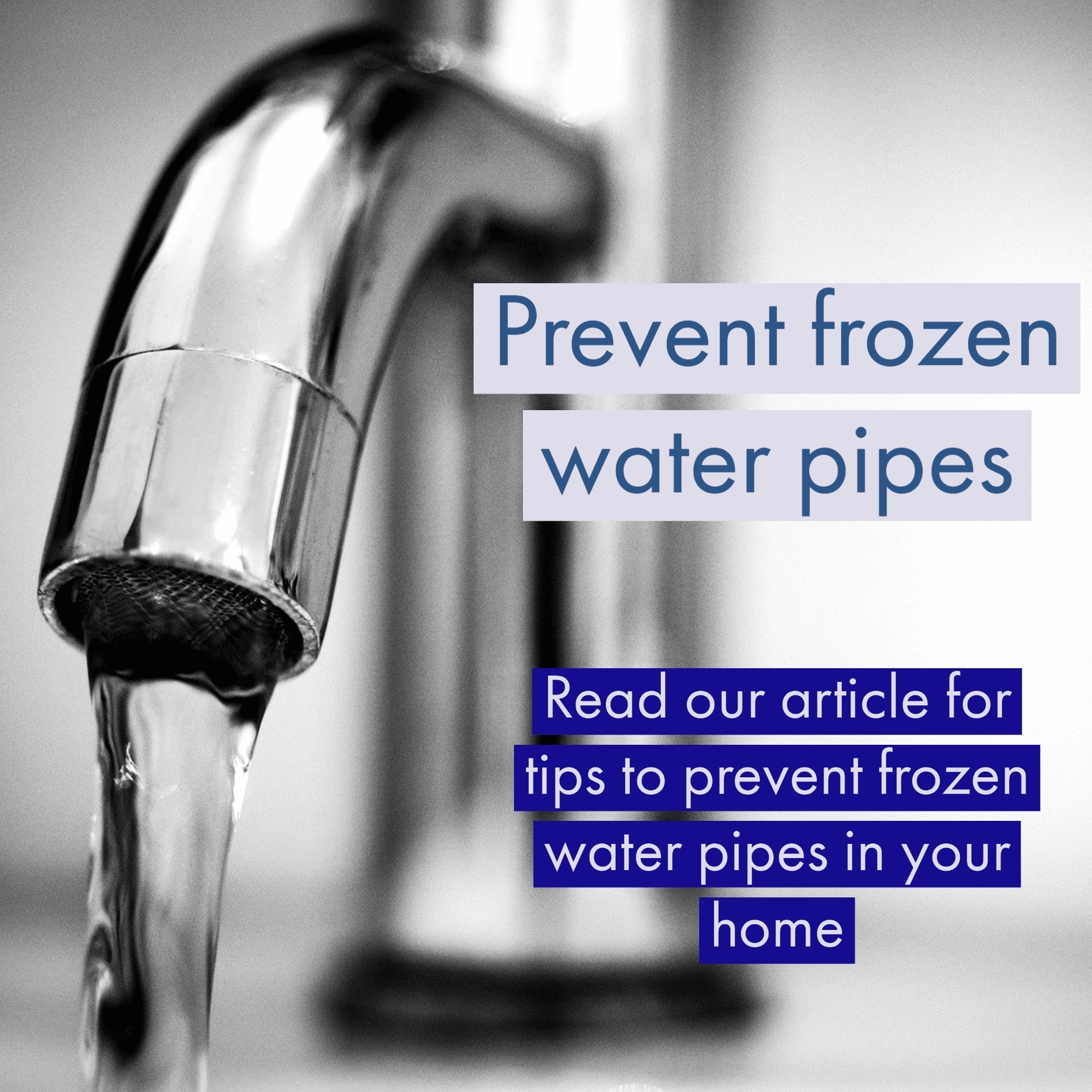 photo of water faucet with water running