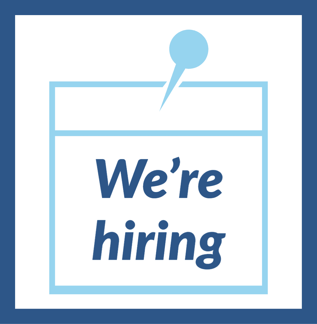 We are hiring