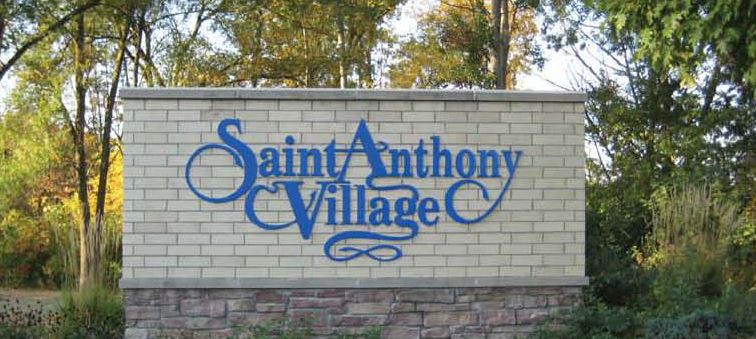 Saint Anthony Village Sign