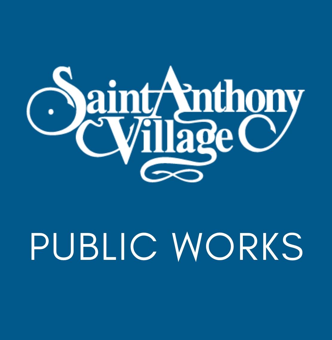 SAV logo with text: Public Works