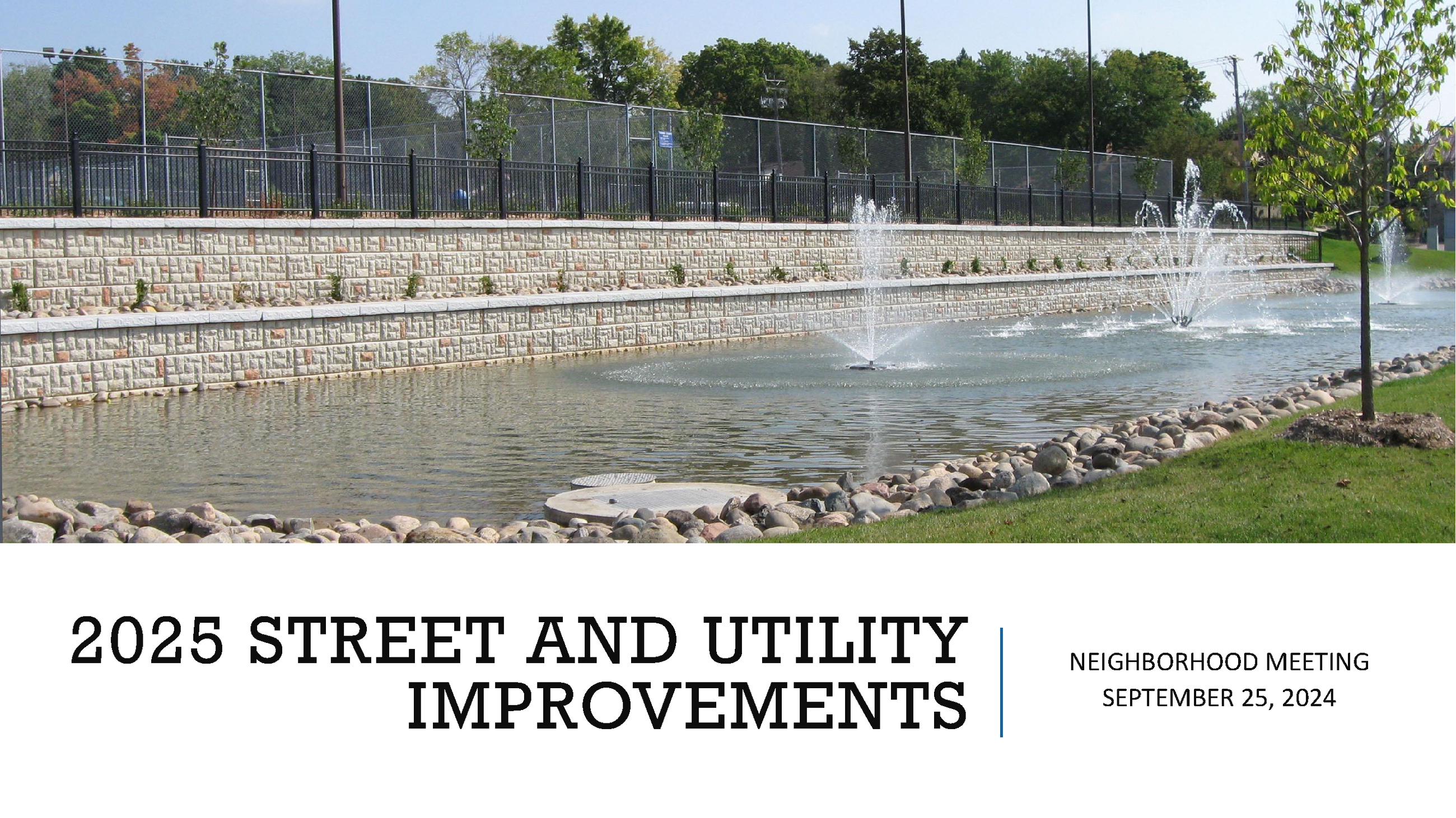2025 Street Improvement Project Cover